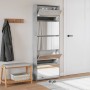 Shoe rack and mirror cabinet 5 levels concrete gray 63x17x169.5 cm by , Shoe racks and shoe organizers - Ref: Foro24-3228281,...