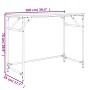 Sonoma grauer Schreibtisch aus technischem Holz und Stahl 100x45x76 cm von , Schreibtische - Ref: Foro24-842269, Preis: 46,77...