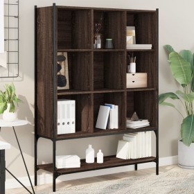 Oak brown engineered wood shelf 102x30x141.5 cm by , Bookcases and shelves - Ref: Foro24-3214333, Price: 106,99 €, Discount: %