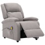 Light gray fabric massage chair by , Electric massage chairs - Ref: Foro24-322464, Price: 227,99 €, Discount: %