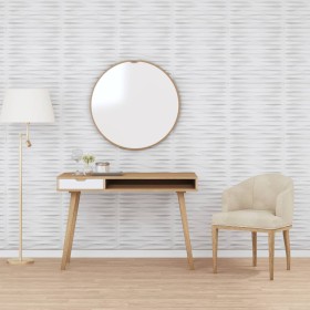 48 units of white stone XPS wall panels 50x50 cm, covering 12 m². by , Wall covering - Ref: Foro24-356939, Price: 112,25 €, D...