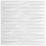 48 units of white stone XPS wall panels 50x50 cm, covering 12 m². by , Wall covering - Ref: Foro24-356939, Price: 112,40 €, D...