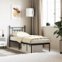 Estructura de cama con cabecero metal negro 75x190 cm de , Camas y somieres - Ref: Foro24-353527, Precio: 71,81 €, Descuento: %