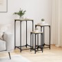 Stackable side tables, set of 3, engineered wood in Sonoma oak. by , Side tables - Ref: Foro24-838939, Price: 46,04 €, Discou...