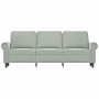 Sofá de 3 plazas terciopelo gris claro 180 cm de , Sofás - Ref: Foro24-359539, Precio: 299,06 €, Descuento: %