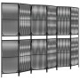 6-panel black synthetic rattan screen by , Room dividers - Ref: Foro24-365400, Price: 153,79 €, Discount: %