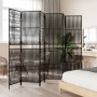 6-panel black synthetic rattan screen by , Room dividers - Ref: Foro24-365400, Price: 153,79 €, Discount: %