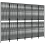 6-panel black synthetic rattan screen by , Room dividers - Ref: Foro24-365400, Price: 153,79 €, Discount: %