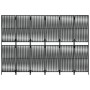 6-panel black synthetic rattan screen by , Room dividers - Ref: Foro24-365400, Price: 153,79 €, Discount: %