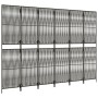 Gray synthetic rattan 6-panel screen by , Room dividers - Ref: Foro24-365402, Price: 166,51 €, Discount: %