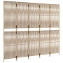 5 panel beige synthetic rattan screen by , Room dividers - Ref: Foro24-365399, Price: 136,43 €, Discount: %