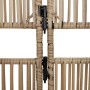 5 panel beige synthetic rattan screen by , Room dividers - Ref: Foro24-365399, Price: 136,43 €, Discount: %