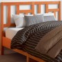 Cabecero de cama madera maciza de pino marrón cera 140 cm de , Cabeceros y pies de cama - Ref: Foro24-844364, Precio: 41,84 €...