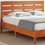 Wax brown solid pine wood bed headboard 180 cm by , Headboards and footboards - Ref: Foro24-844448, Price: 48,85 €, Discount: %