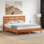 Wax brown solid pine wood bed headboard 180 cm by , Headboards and footboards - Ref: Foro24-844448, Price: 55,99 €, Discount: %