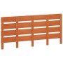 Wax brown solid pine wood bed headboard 180 cm by , Headboards and footboards - Ref: Foro24-844448, Price: 55,99 €, Discount: %