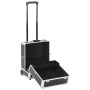 Black aluminum makeup trolley case 35x29x45 cm by vidaXL, toiletry bags - Ref: Foro24-91826, Price: 90,75 €, Discount: %