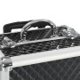 Black aluminum makeup trolley case 35x29x45 cm by vidaXL, toiletry bags - Ref: Foro24-91826, Price: 90,75 €, Discount: %