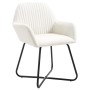 Dining chairs 2 units cream fabric by vidaXL, dining chairs - Ref: Foro24-249809, Price: 164,14 €, Discount: %