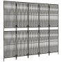 5-panel gray synthetic rattan screen by , Room dividers - Ref: Foro24-365398, Price: 136,43 €, Discount: %