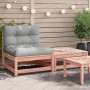 Garden sofa without armrests with cushions and footrest by , Modular outdoor sofas - Ref: Foro24-838139, Price: 104,19 €, Dis...