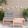 Garden sofa without armrests with cushions and footrest by , Modular outdoor sofas - Ref: Foro24-838139, Price: 104,19 €, Dis...