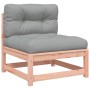 Garden sofa without armrests with cushions and footrest by , Modular outdoor sofas - Ref: Foro24-838139, Price: 104,19 €, Dis...