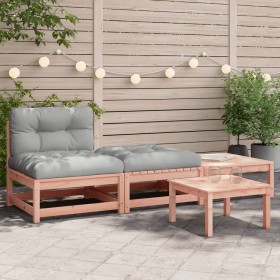 Garden sofa without armrests with cushions and footrest by , Modular outdoor sofas - Ref: Foro24-838147, Price: 171,99 €, Dis...