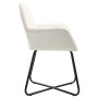 Dining chairs 2 units cream fabric by vidaXL, dining chairs - Ref: Foro24-249809, Price: 164,14 €, Discount: %