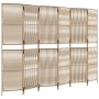 Biombo de 6 paneles ratán sintético beige de , Divisores de ambientes - Ref: Foro24-365403, Precio: 166,77 €, Descuento: %