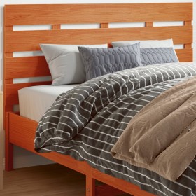 Cabecero de cama madera maciza de pino marrón cera 150 cm de , Cabeceros y pies de cama - Ref: Foro24-844446, Precio: 50,99 €...