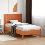 Cabecero de cama madera maciza de pino marrón cera 100 cm de , Cabeceros y pies de cama - Ref: Foro24-844238, Precio: 40,58 €...