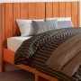 Wax brown solid pine wood bed headboard 135 cm by , Headboards and footboards - Ref: Foro24-844343, Price: 55,99 €, Discount: %