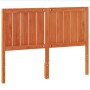 Wax brown solid pine wood bed headboard 135 cm by , Headboards and footboards - Ref: Foro24-844343, Price: 55,99 €, Discount: %