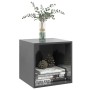 Wall cabinet 4 units glossy gray plywood 37x37x37cm by , Shelves and shelves - Ref: Foro24-805470, Price: 91,54 €, Discount: %