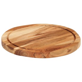 Solid acacia wood cutting board Ø30x2.5 cm by , Chopping boards - Ref: Foro24-356967, Price: 21,36 €, Discount: %