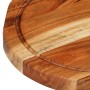 Solid acacia wood cutting board Ø30x2.5 cm by , Chopping boards - Ref: Foro24-356967, Price: 21,36 €, Discount: %