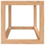 Toallero de madera maciza nogal 60x20x20 cm de , Toalleros - Ref: Foro24-350373, Precio: 28,89 €, Descuento: %