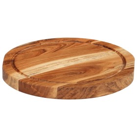 Tabla de cortar madera maciza de acacia Ø25x2,5 cm de , Tablas de cortar - Ref: Foro24-356966, Precio: 16,93 €, Descuento: %