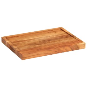 Solid acacia wood cutting board 43x32x3.5 cm by , Chopping boards - Ref: Foro24-356964, Price: 34,07 €, Discount: %