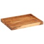 Solid acacia wood cutting board 43x32x3.5 cm by , Chopping boards - Ref: Foro24-356964, Price: 34,07 €, Discount: %