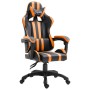 Orangefarbener Gaming-Stuhl aus Kunstleder von vidaXL, Gaming-Stühle - Ref: Foro24-20214, Preis: 197,99 €, Rabatt: %