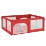 Baby playpen with 2 doors, red Oxford fabric by , Baby Playpens - Ref: Foro24-10310, Price: 121,99 €, Discount: %