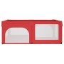 Baby playpen with 2 doors, red Oxford fabric by , Baby Playpens - Ref: Foro24-10310, Price: 121,99 €, Discount: %