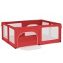 Baby playpen with 2 doors, red Oxford fabric by , Baby Playpens - Ref: Foro24-10310, Price: 121,99 €, Discount: %