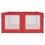 Baby playpen with 2 doors, red Oxford fabric by , Baby Playpens - Ref: Foro24-10310, Price: 121,99 €, Discount: %