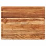 Solid acacia wood cutting board 50x38x2.5 cm by , Chopping boards - Ref: Foro24-356962, Price: 48,61 €, Discount: %