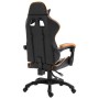 Silla gaming de cuero sintético naranja de vidaXL, Sillones para videojuegos - Ref: Foro24-20214, Precio: 197,90 €, Descuento: %