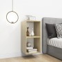 Wall cabinet 2 units white wood and sonoma oak 37x37x37 cm by , Shelves and shelves - Ref: Foro24-805460, Price: 48,48 €, Dis...