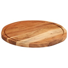 Solid acacia wood cutting board Ø40x2.5 cm by , Chopping boards - Ref: Foro24-356968, Price: 33,54 €, Discount: %